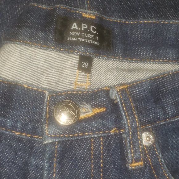 Premium Denim A.P.C New Cure H Jeans Tres Etroit size 29 - Picture 4 of 5